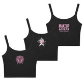 Black Cropped Tanks