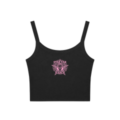 Black Cropped Tanks