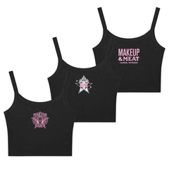 Black Cropped Tanks