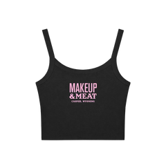 Black Cropped Tanks